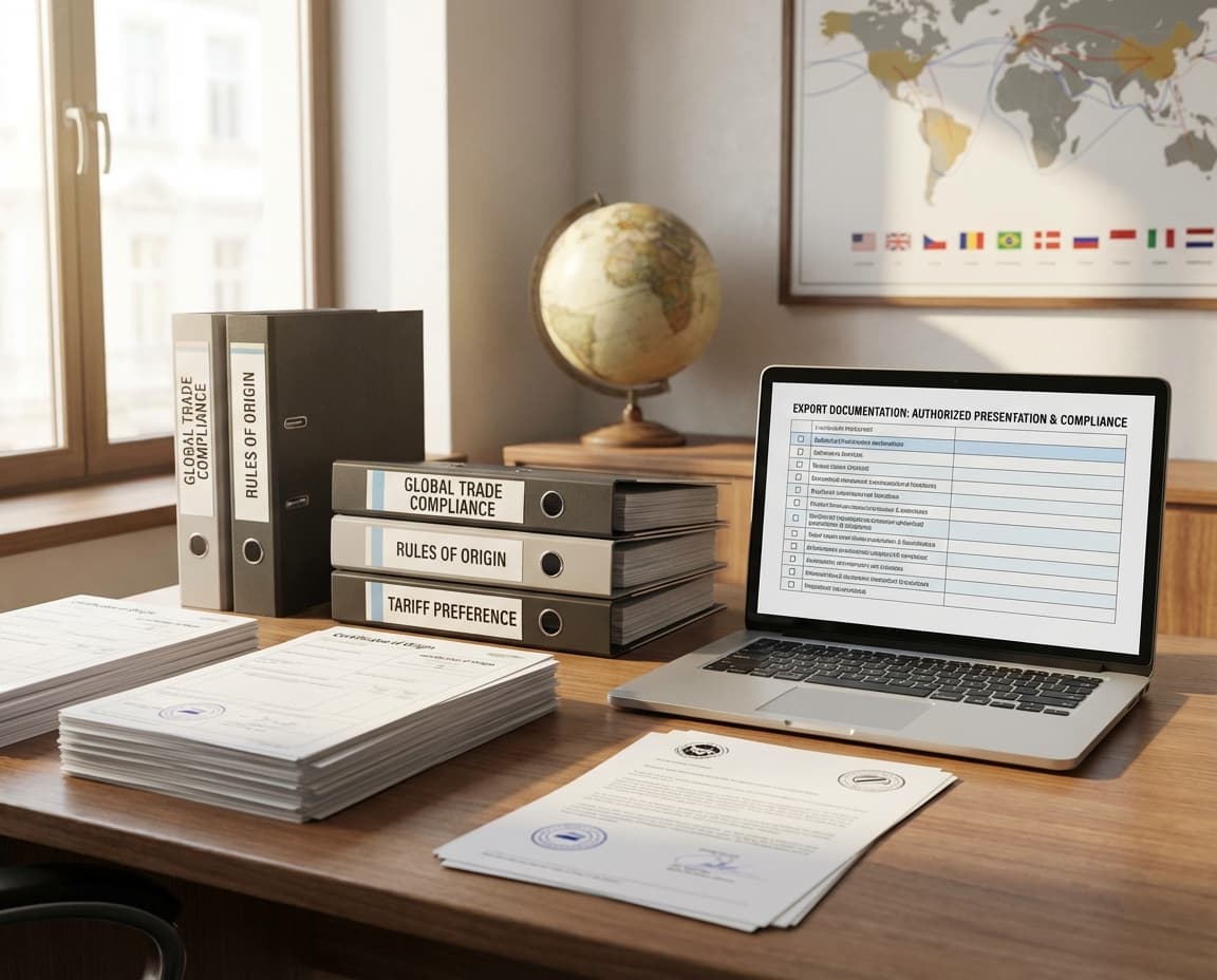 Ilustración del servicio Certificados de Origen